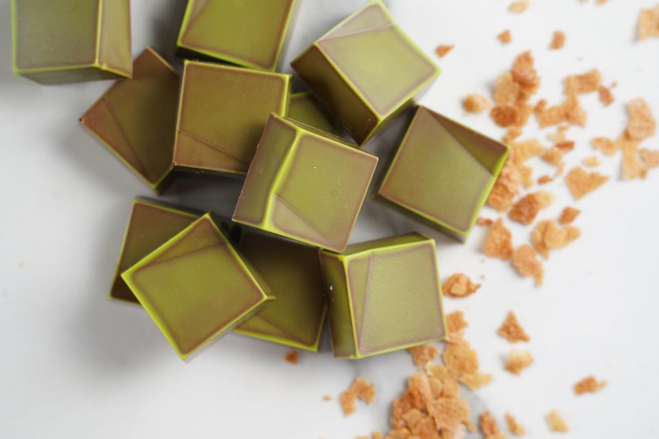 Green pralines