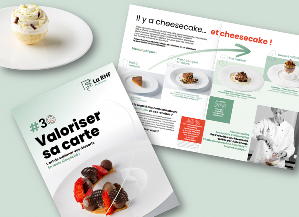 brochure menu valorization