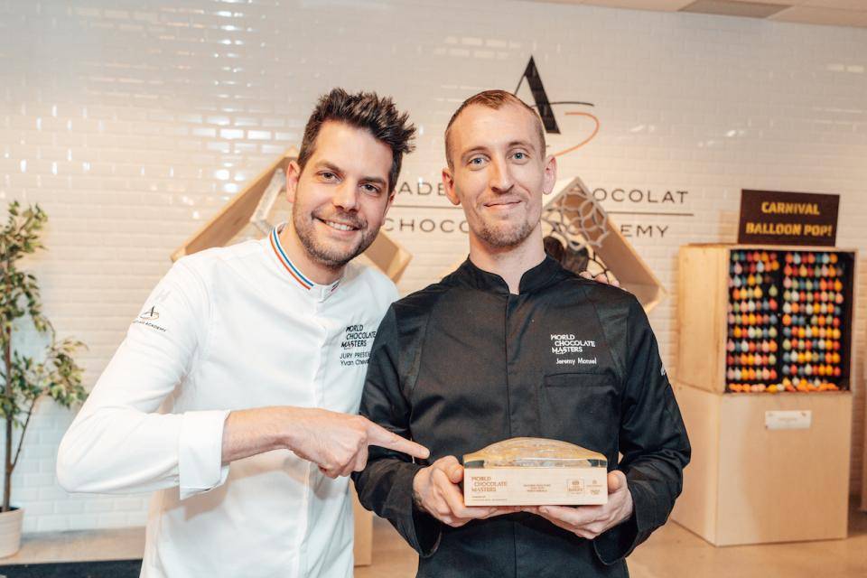 Jeremy Monsel and Yvan Chevalier at the World Chocolate Masters NA selection