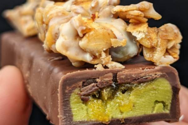 vegan granola matcha bar