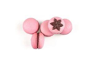 Pink macaron