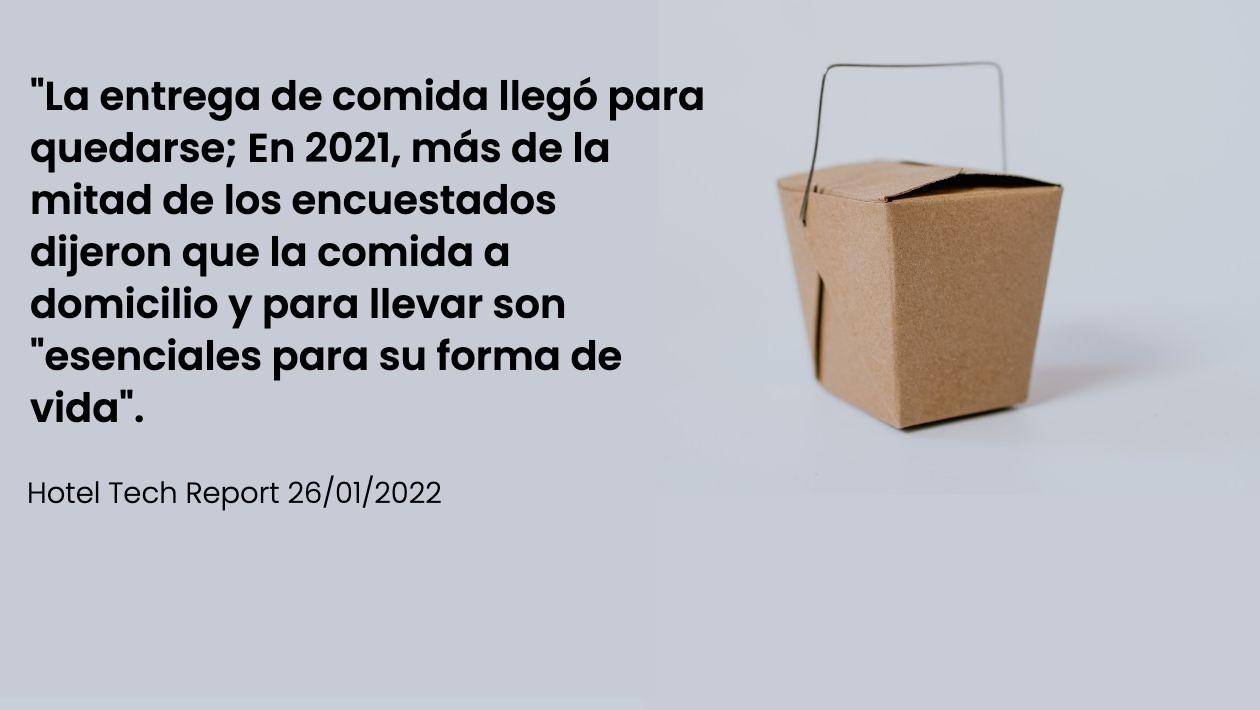 la entrega de comida llegó para quedarse