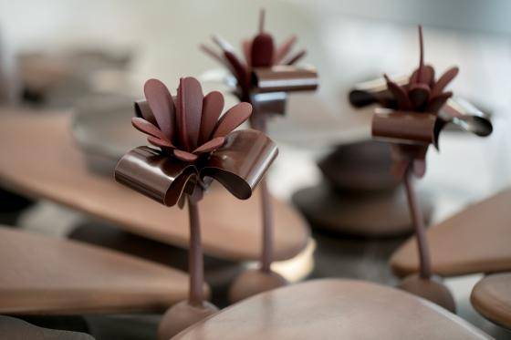 chocolate flowers